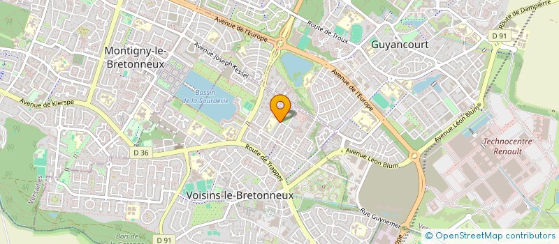localisation de l'entreprise JM CONSULTING à VOISINS-LE-BRETONNEUX