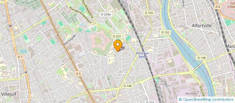 localisation de l'entreprise JM CORP  VITRY-SUR-SEINE