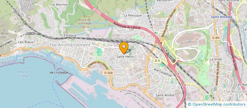 localisation de l'entreprise JM COURSES à MARSEILLE