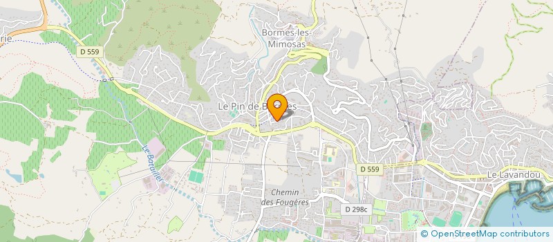 localisation de l'entreprise JM DECOR  BORMES-LES-MIMOSAS