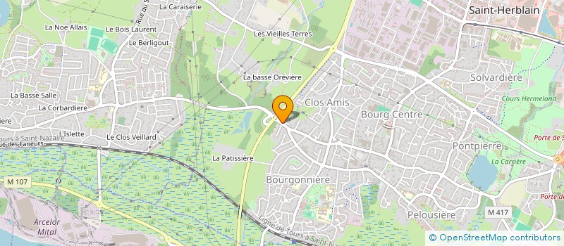 localisation de l'entreprise JM'DECOR à SAINT-HERBLAIN