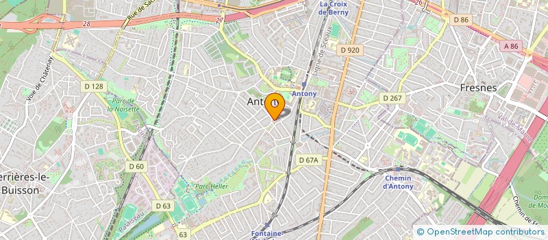 localisation de l'entreprise JM DEVELOPPEMENT à ANTONY