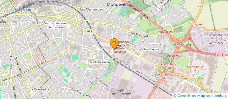 localisation de l'entreprise JM DEVELOPPEMENT à MONDEVILLE