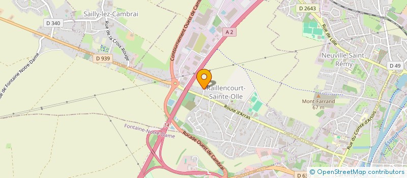 localisation de l'entreprise JM DEVELOPPEMENT  RAILLENCOURT-SAINTE-OLLE