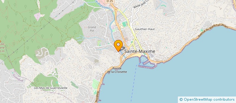 localisation de l'entreprise JM DEVELOPPEMENT à SAINTE-MAXIME