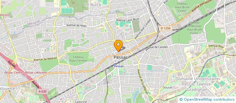localisation de l'entreprise JM DIFFUSION à PESSAC