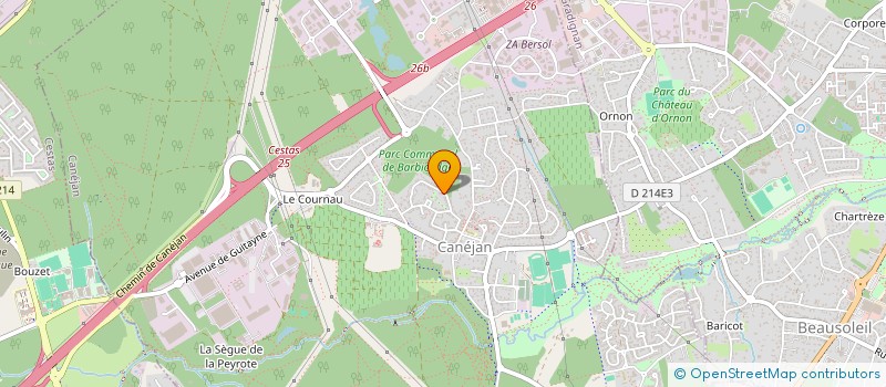 localisation de l'entreprise JM DISTRIBUTION AQUITAINE à CANEJAN