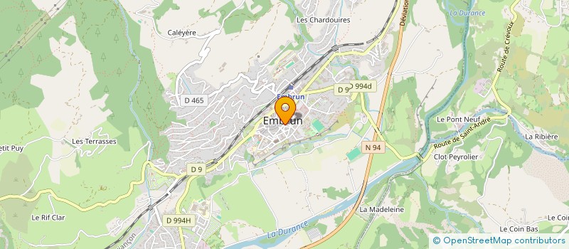 localisation de l'entreprise JM & DO  EMBRUN