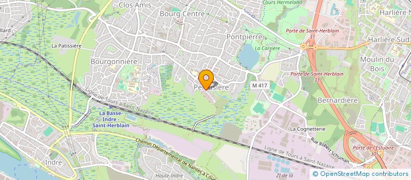 localisation de l'entreprise JM EASYTRANSPORT  SAINT-HERBLAIN