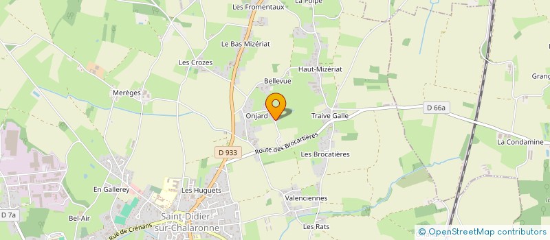 localisation de l'entreprise JM'ELEC à SAINT-DIDIER-SUR-CHALARONNE