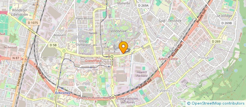 localisation de l'entreprise JM ELEC à GRENOBLE