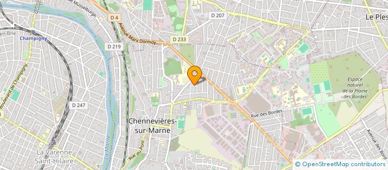 localisation de l'entreprise JM ELEC RENOVATION  CHENNEVIERES-SUR-MARNE