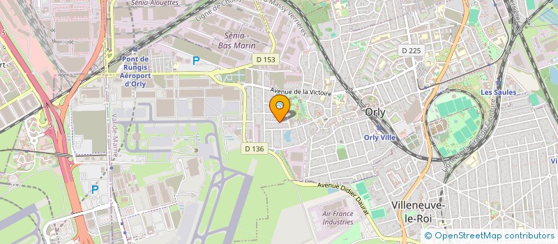 localisation de l'entreprise JM ENEL  ORLY