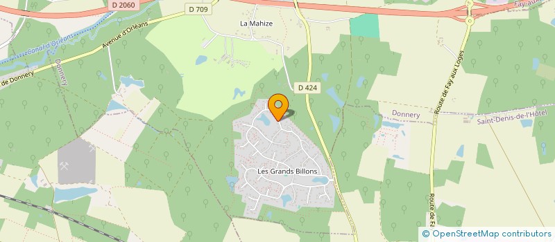 localisation de l'entreprise JM'ENUISERIE  DONNERY
