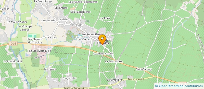 localisation de l'entreprise JM ET JE  BENAIS