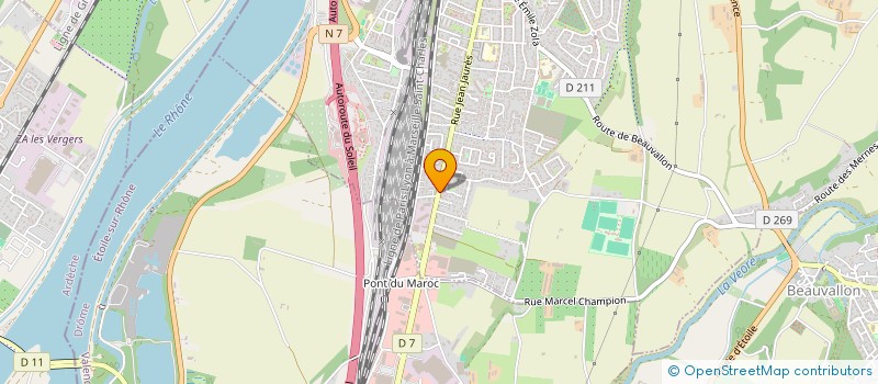 localisation de l'entreprise JM ETANCHEITE 26  PORTES LES VALENCE