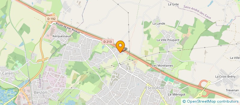 localisation de l'entreprise JM ETANCHEITE à LA BAULE-ESCOUBLAC