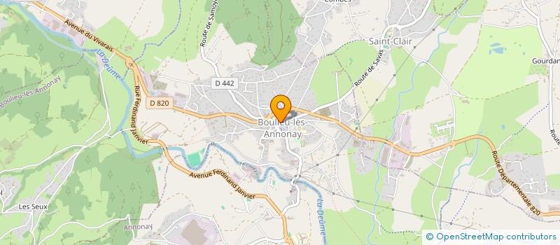 localisation de l'entreprise JM EXPERTISES  BOULIEU-LES-ANNONAY