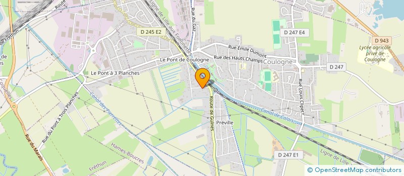 localisation de l'entreprise JM FACADES  COULOGNE