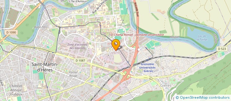 localisation de l'entreprise JM FINANCES  SAINT-MARTIN-D'HERES