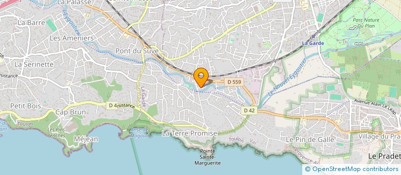 localisation de l'entreprise JM FINANCES à LA GARDE