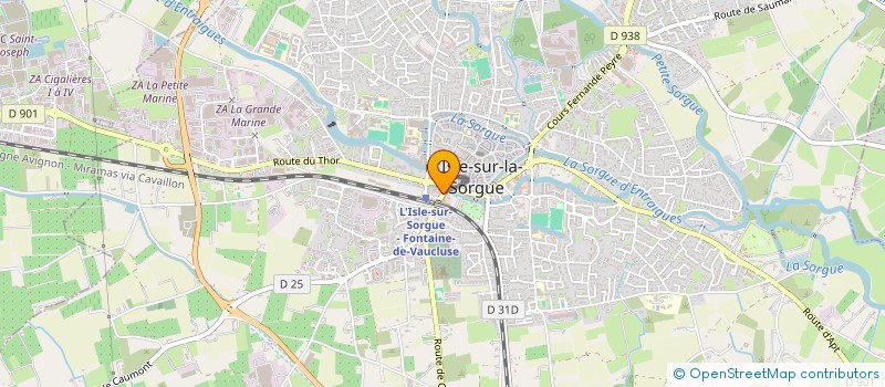 localisation de l'entreprise JM FOODANTIC  L'ISLE-SUR-LA-SORGUE