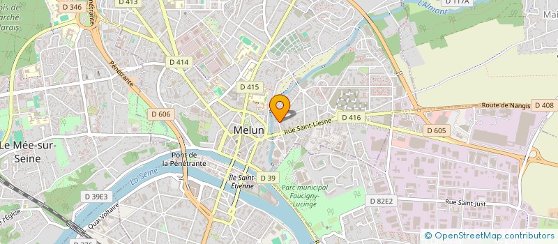 localisation de l'entreprise JM FORM à MELUN