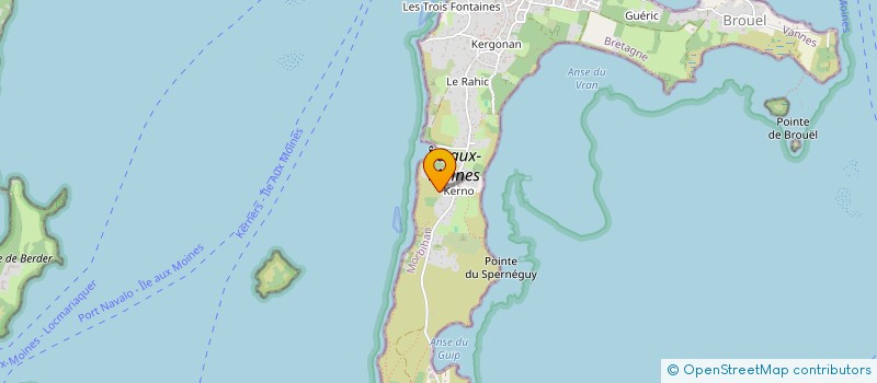 localisation de l'entreprise JM.GAEL  ILE-AUX-MOINES