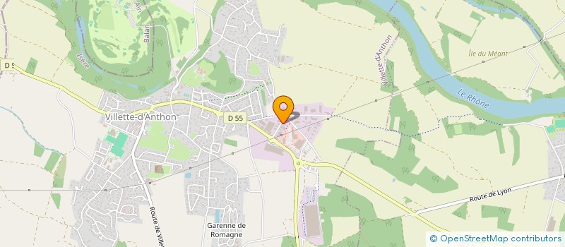 localisation de l'entreprise JM GARCIA  VILLETTE-D'ANTHON