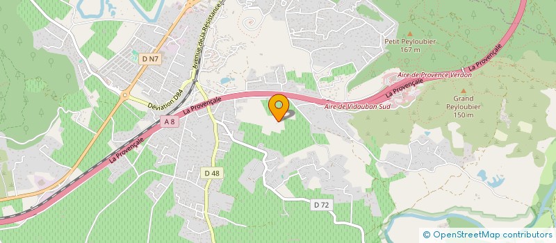 localisation de l'entreprise JM GAU  VIDAUBAN