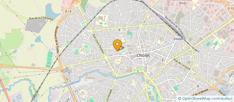 localisation de l'entreprise JM GERGAUD à CHOLET