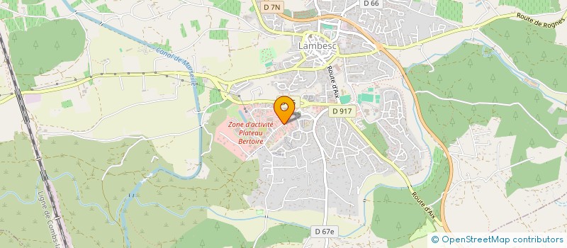 localisation de l'entreprise JM GESTION  LAMBESC