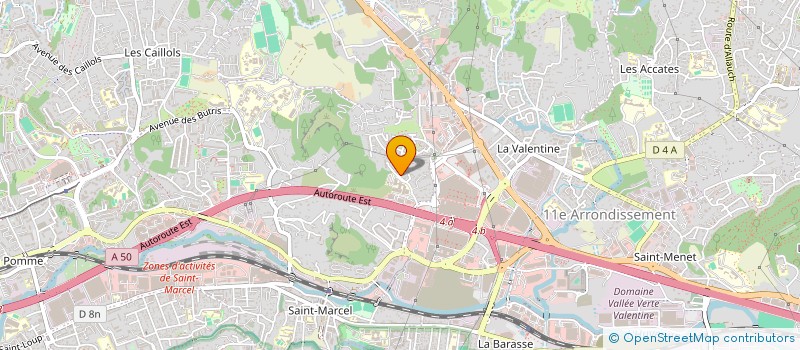 localisation de l'entreprise JM GESTION à MARSEILLE