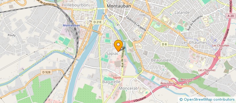 localisation de l'entreprise JM GOURMANDISES  MONTAUBAN