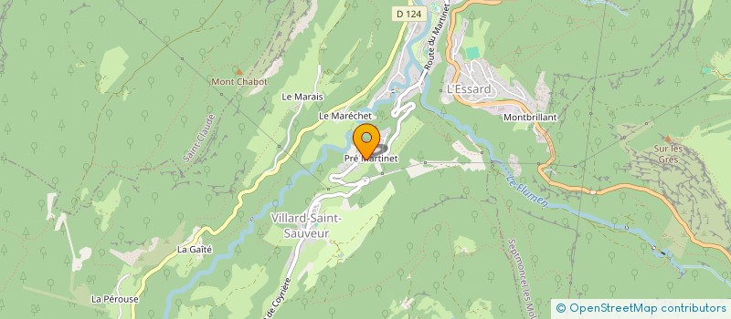 localisation de l'entreprise JM GROSS SERVICES à VILLARD-SAINT-SAUVEUR