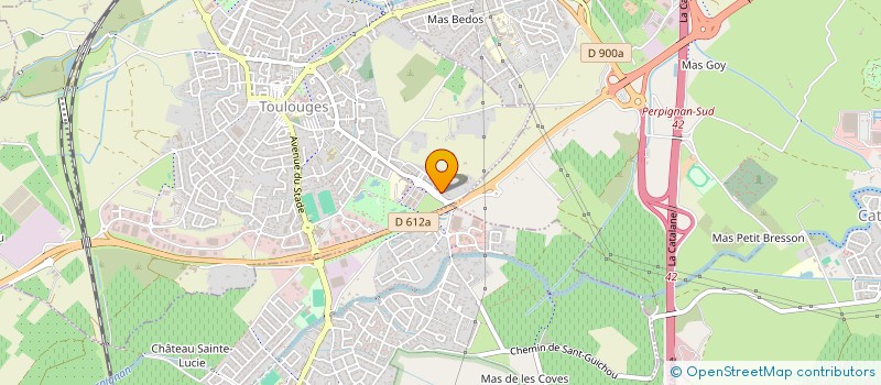 localisation de l'entreprise JM HABITAT  TOULOUGES