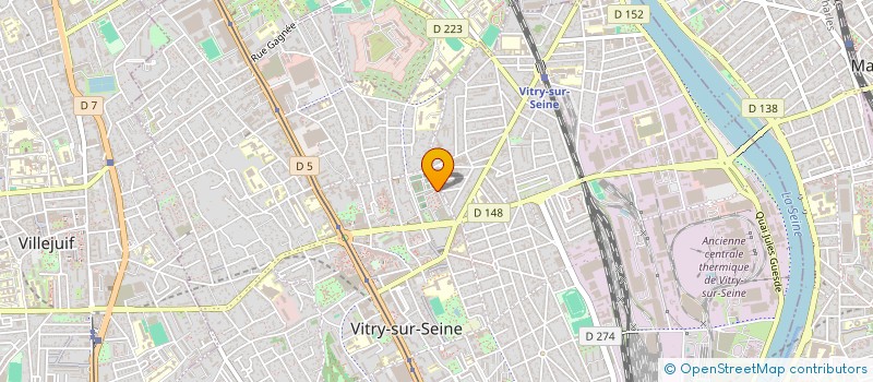 localisation de l'entreprise JM HABITAT à VITRY-SUR-SEINE