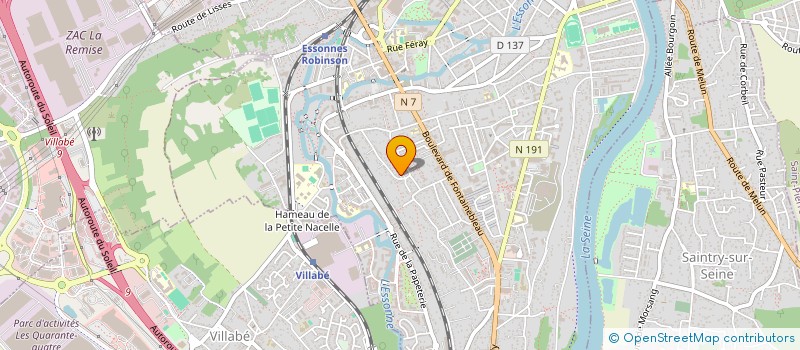 localisation de l'entreprise JM IMMO à CORBEIL-ESSONNES