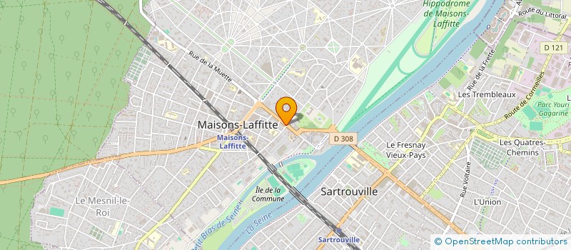 localisation de l'entreprise JM IMMO  MAISONS-LAFFITTE