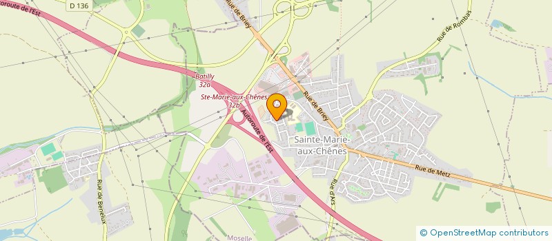 localisation de l'entreprise JM IMMOBILIER  SAINTE-MARIE-AUX-CHENES