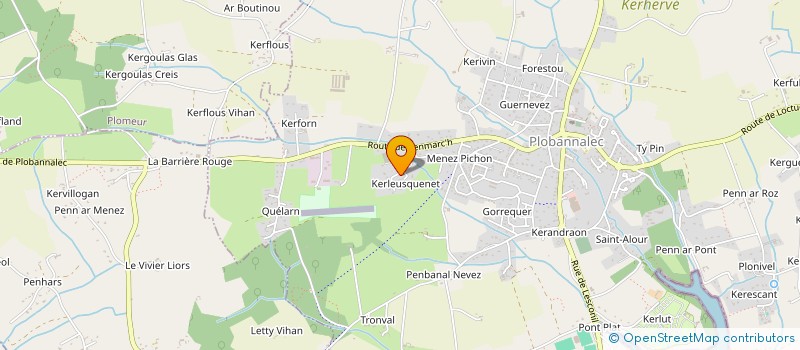 localisation de l'entreprise JM IMMOBILIER  PLOBANNALEC LESCONIL