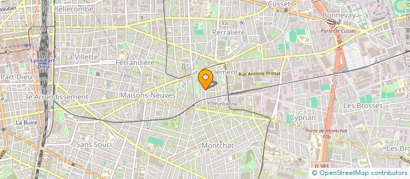 localisation de l'entreprise JM IMMOBILIER  VILLEURBANNE