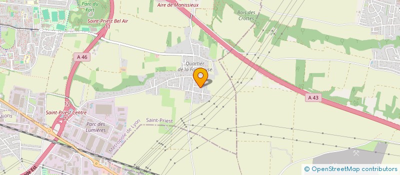 localisation de l'entreprise JM INFORMATIQUE ET FINANCES  SAINT-PRIEST