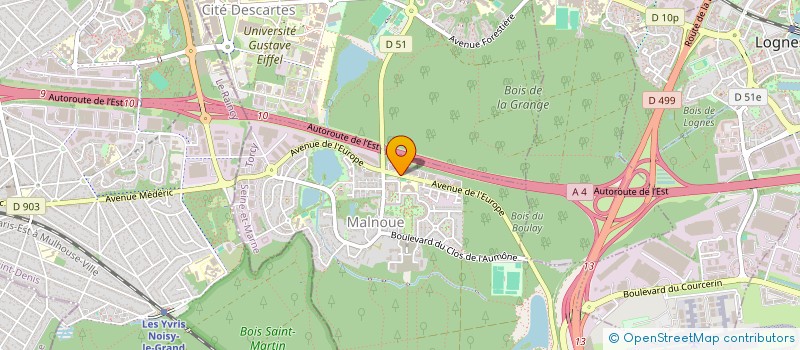 localisation de l'entreprise JM INVEST  EMERAINVILLE