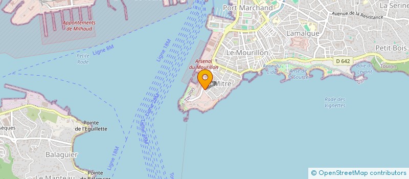 localisation de l'entreprise JM INVEST  TOULON