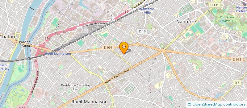 localisation de l'entreprise JM INVEST  NANTERRE