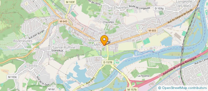 localisation de l'entreprise JM INVEST  LESSY