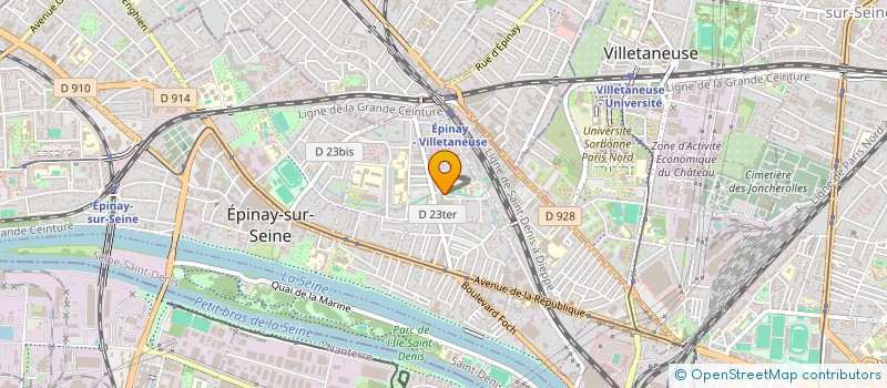 localisation de l'entreprise JM INVEST à EPINAY-SUR-SEINE