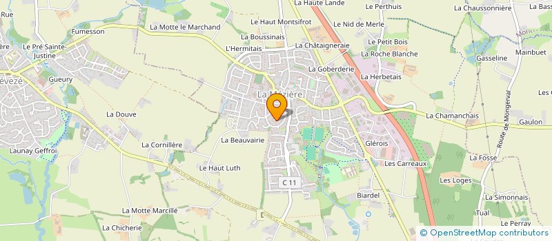 localisation de l'entreprise JM INVESTISSEMENT  LA MEZIERE