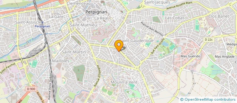 localisation de l'entreprise JM INVESTISSEMENTS  PERPIGNAN